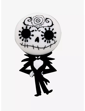 DISNEY NIGHTMARE BEFORE CHRISTMAS 3D CHIBI MAGNET JACK SKELLINGTON DAY OF THE DEAD SUGAR SKULL 3D CHIBI MAGNET NBC HALLOWEEN HORROR CHRISTMAS